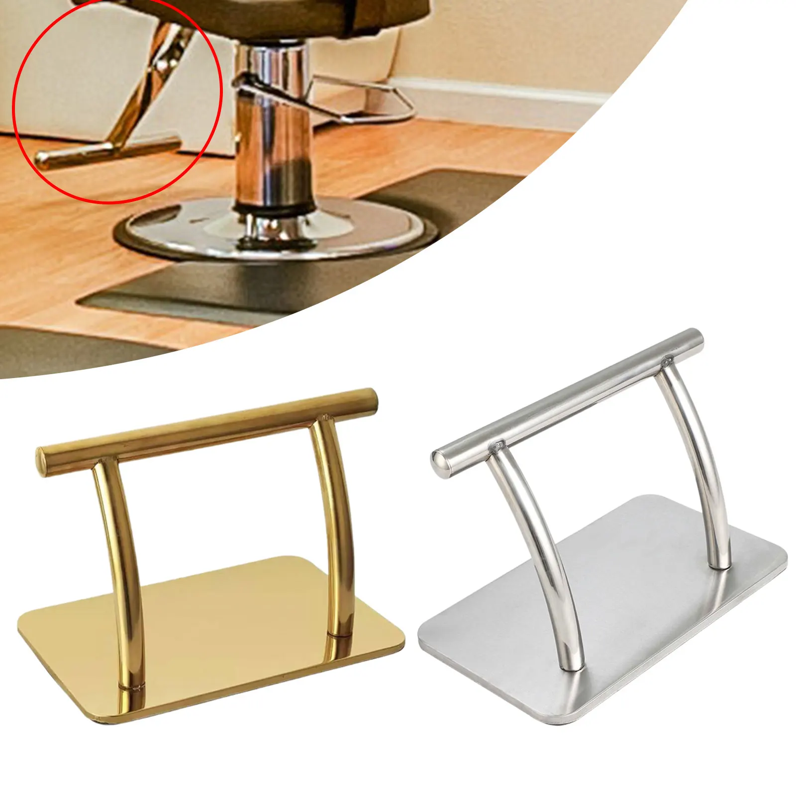 Footrest Under Desk - Sandaran Kaki Baja Tahan Karat untuk
