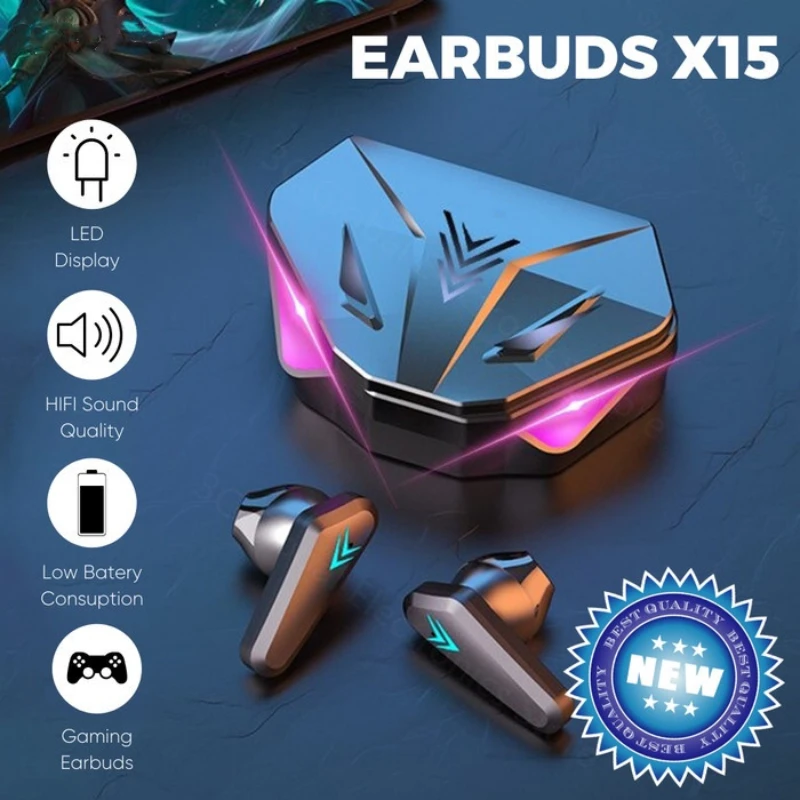 1 Buah X15 TWS X15 Pro Earphon - Esports Gaming Gear ulasan dan harga