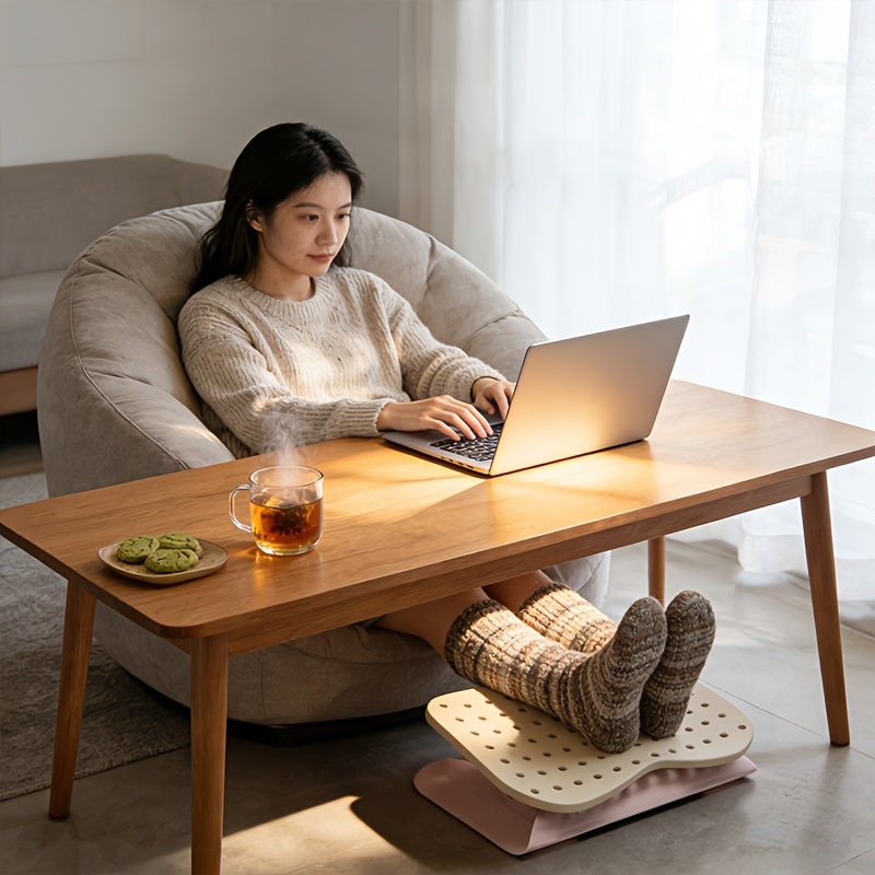 Alas Kaki Ergonomis Portabel d - Footrest Under Desk ulasan dan harga