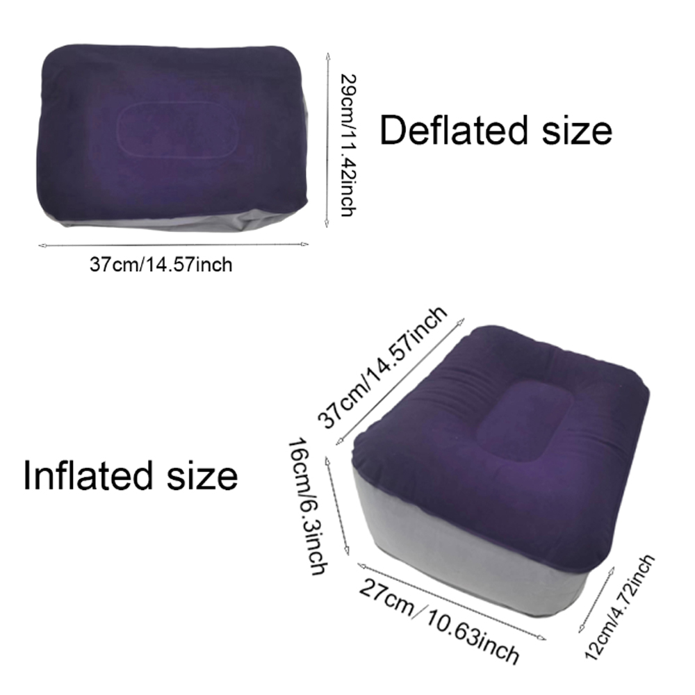 Bantal Sandaran Kaki Tiup PVC, - Footrest Under Desk ulasan dan harga