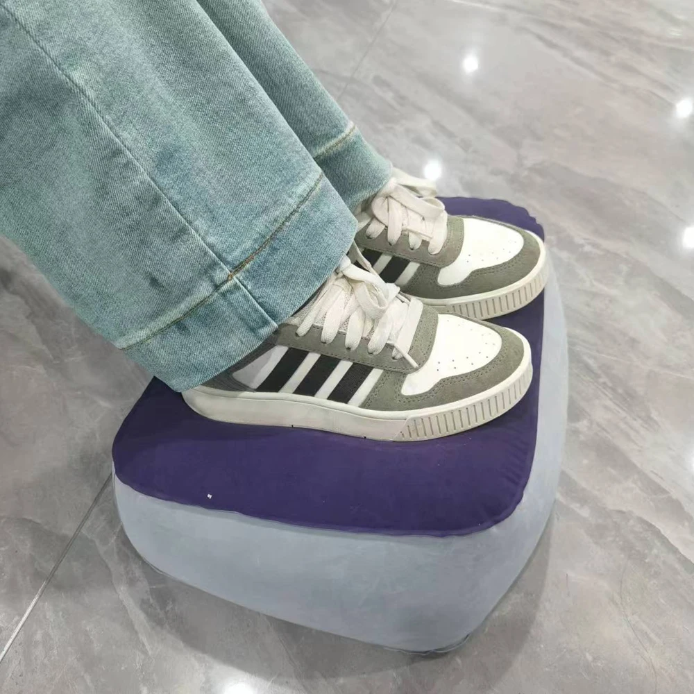 Bantal Sandaran Kaki Tiup PVC, - Footrest Under Desk ulasan dan harga