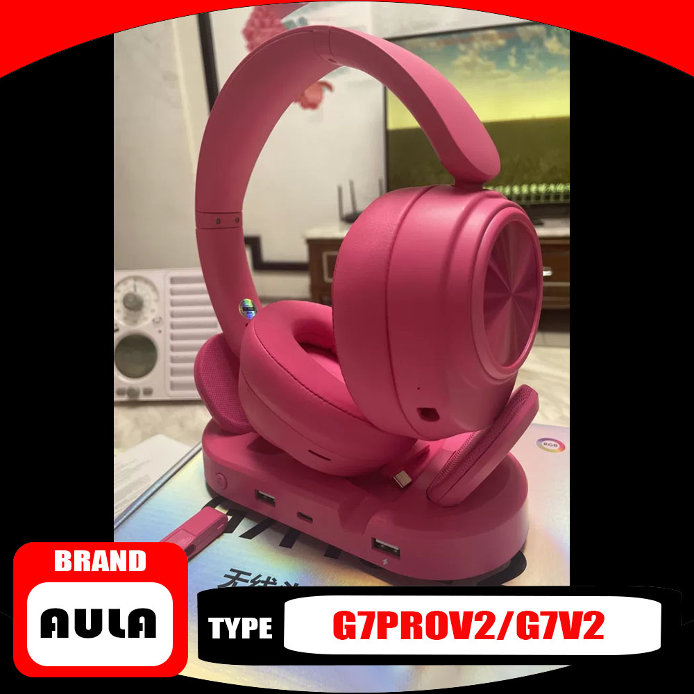 Headphone Over-Ear AULA G7 Pro - Video Gaming & Esports Usd Acc ulasan dan harga