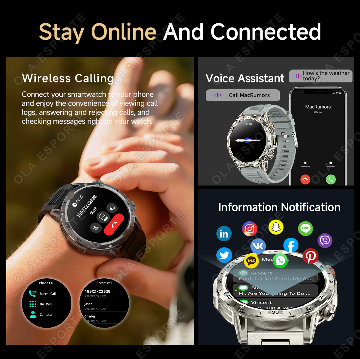 Jam Tangan Pintar GPS Baru 202 - Phase Esports & Gaming Festival ulasan dan harga